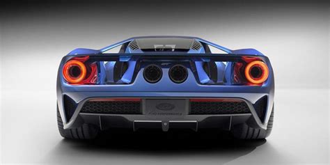 ford gt 2017 back view